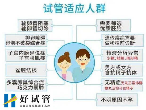 试管婴儿的适应人群